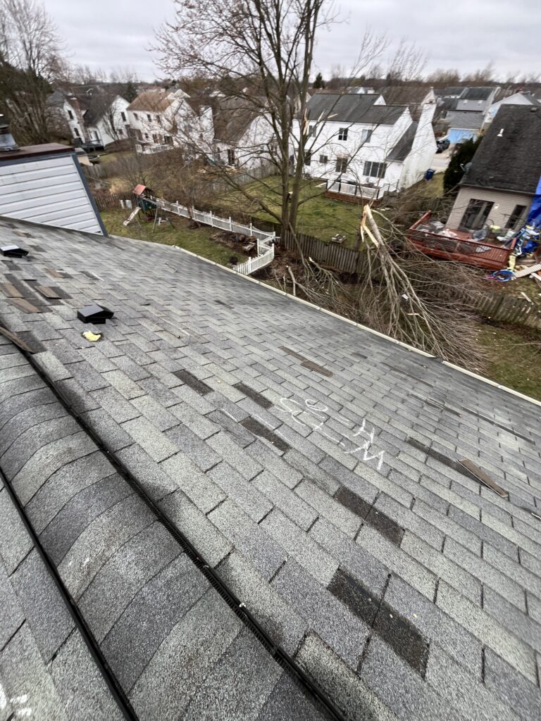 storm damage Columbus roof