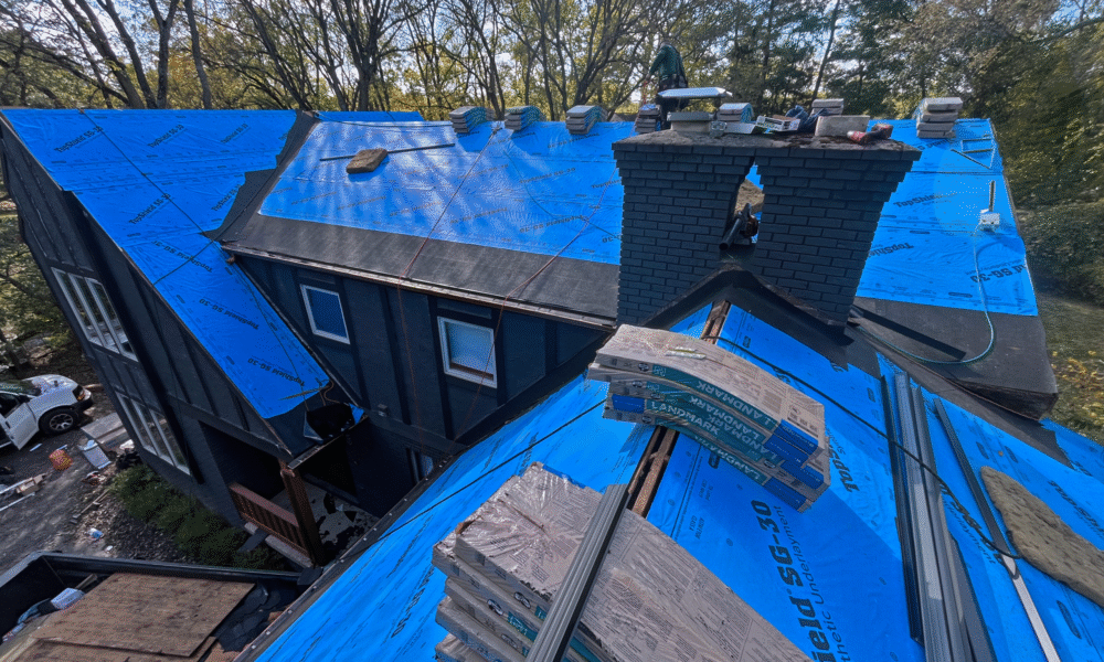 IMG_7267 fixed front of the home tan home with new tan siding new brown roof galloway ohio